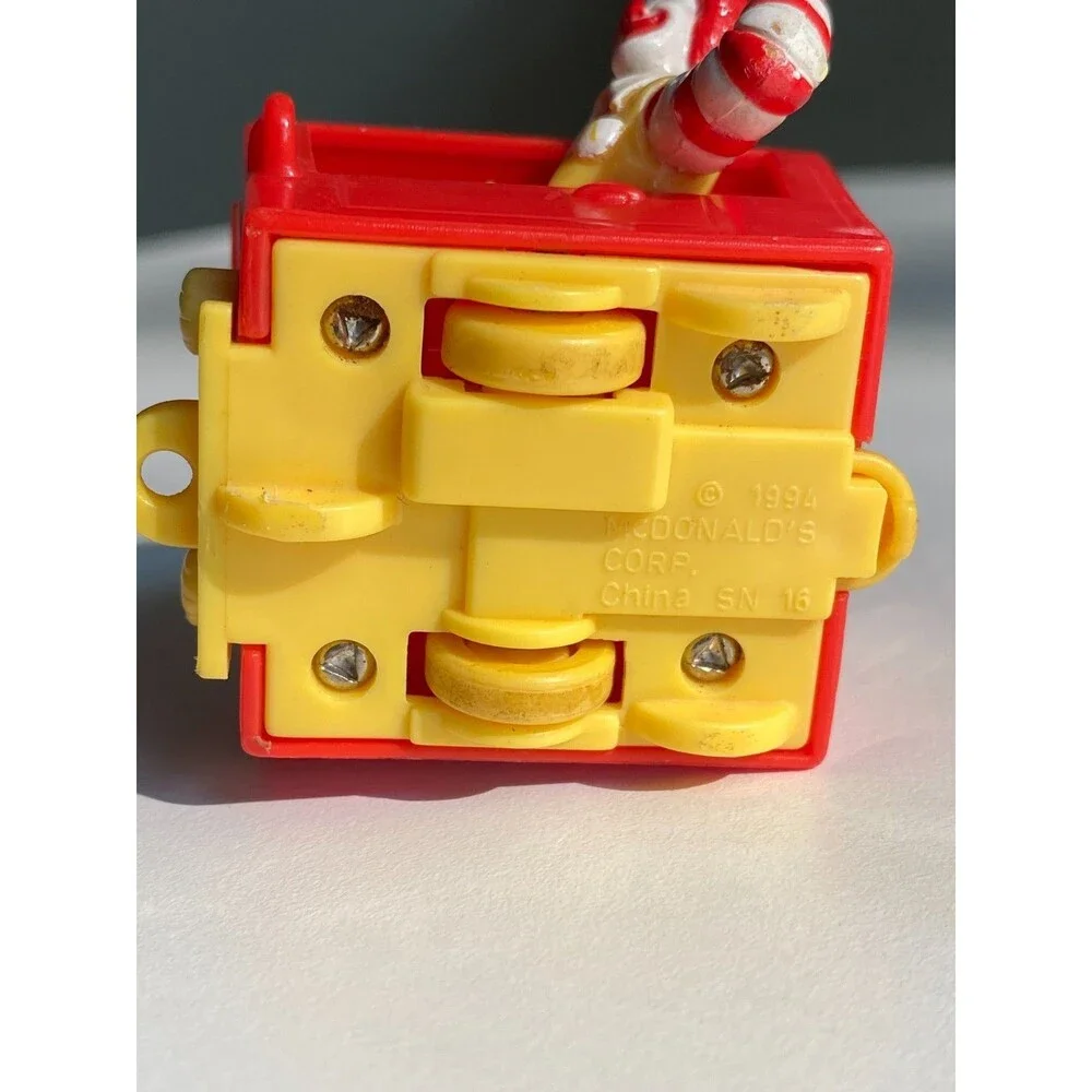 Vintage McDonalds Happy Meal 1994 Happy Meal Box Train Car with Ronald McDonald